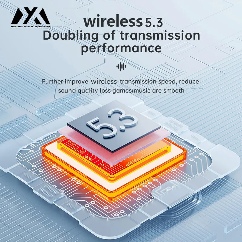 A5 -In-ear wireless headphones, wireless headphones, stereo noise reduction, Bluetooth 5.30 version, high definition music - Universal Market