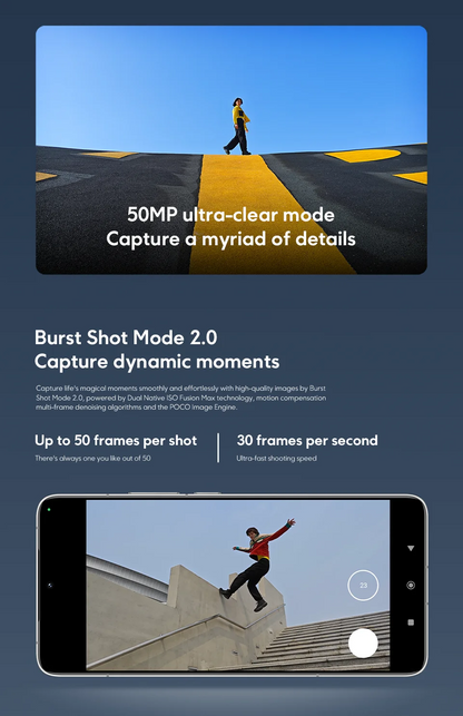 POCO F6 Pro Global Version Snapdragon® 8 Gen 2 Smartphone 120W HyperCharge 50MP triple camera WQHD+ 120Hz Flow AMOLED display