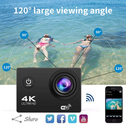 Magecam 4K Action Camera 1080P/30FPS WiFi 2.0" 170D Underwater Waterproof Helmet Video Recording Camera Outdoor Sports Cameras