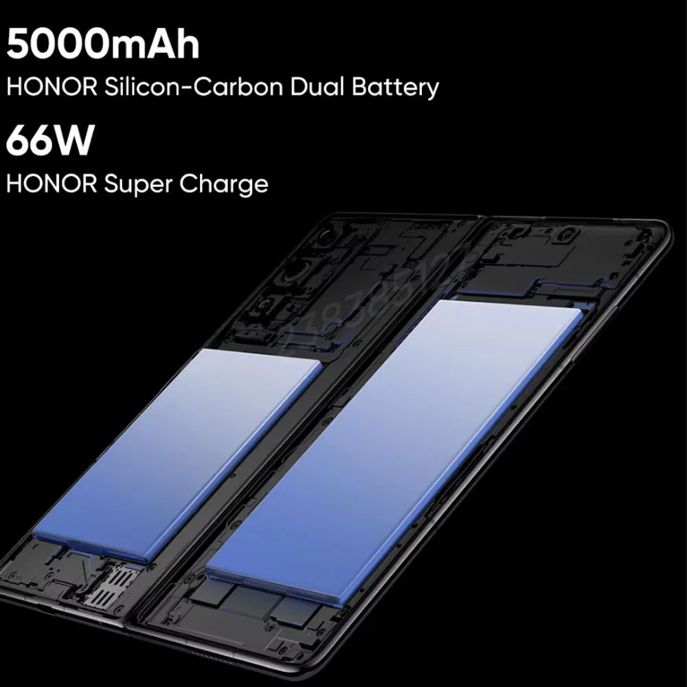 HONOR Magic V2 Global Version 5G Smartphone 7.92" Foldable OLED Display Snapdragon 8 Gen 2 HONOR 66W Charge 5000mAh BatteryNFC