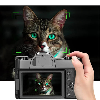 4K Compact Digital Photography Camera 16X 48MP Electronic Image Stabilization vlog Tiktok Ins Youtube Camcorder 3" Flip Screen - Universal Market
