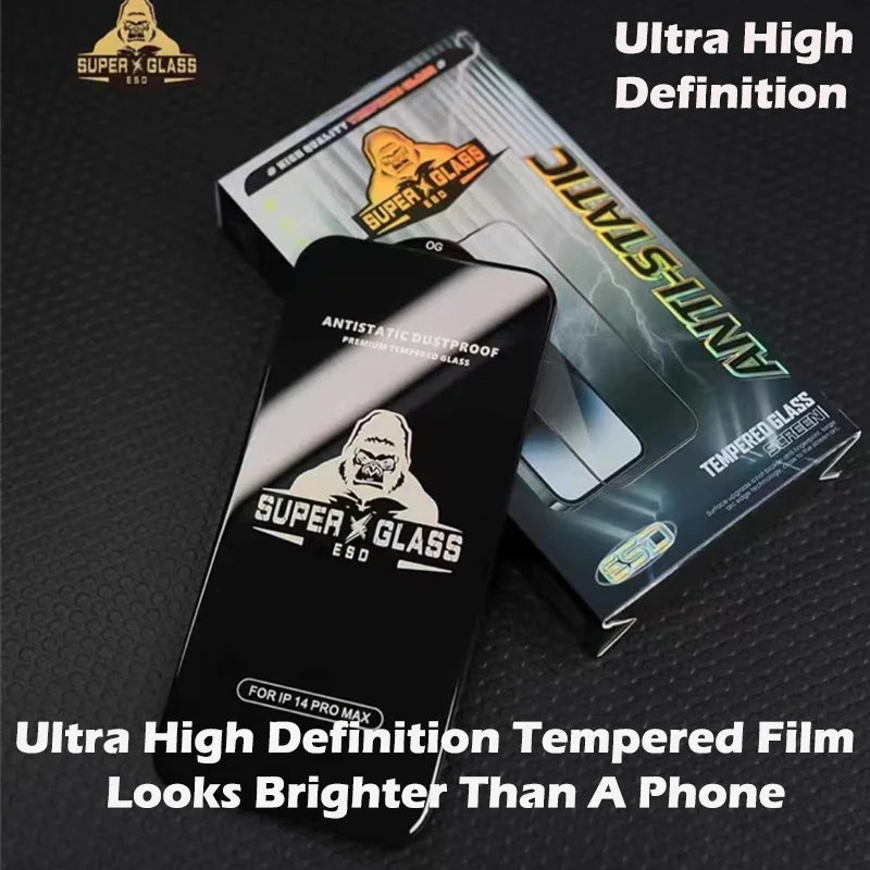 King Kong Gorilla Privacy Screen Protector For iPhone 11 12 13 14 15 Pro Max Anti-spy Tempered Glass For iPhone X XS Max 13 Pro