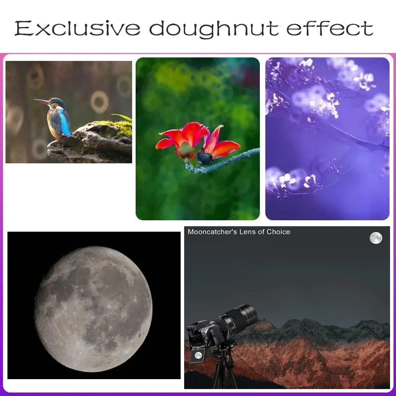 Lightdow Manual Telephoto Camera Lens 900mm F8.0 Reflex Lens Can Take Beautiful Pictures of Donuts for Canon Nikon Sony Camera - Universal Market