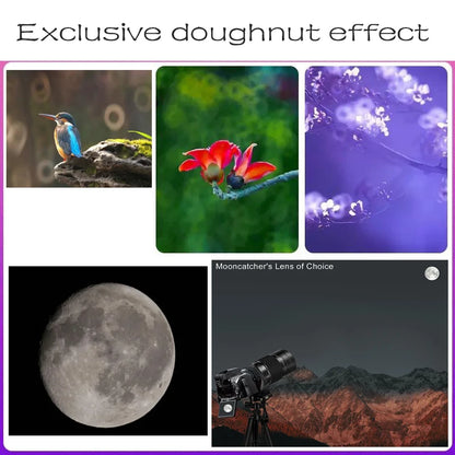 Lightdow Manual Telephoto Camera Lens 900mm F8.0 Reflex Lens Can Take Beautiful Pictures of Donuts for Canon Nikon Sony Camera - Universal Market