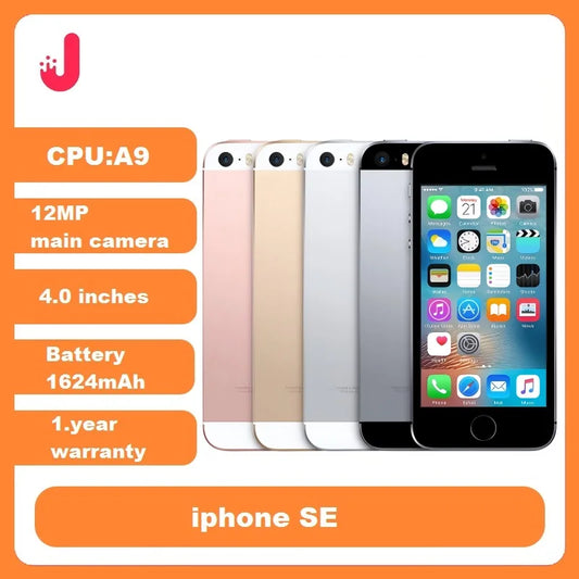 Original Unlocked Apple iPhone SE 2GB RAM 16G/32G/64GB ROM Mobile Phone A9 iOS 9 Dual Core 4G LTE 4.0'' Fingerprint Smartphone - Universal Market