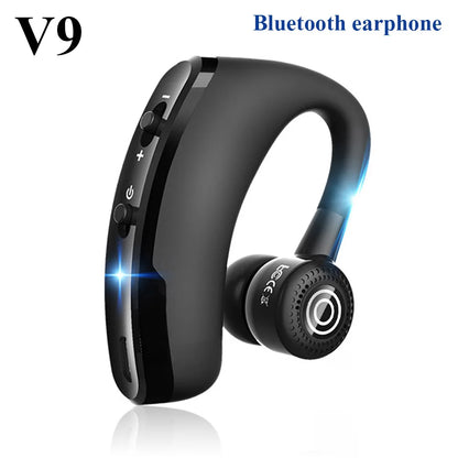 V9 earphones Bluetooth headphones Handsfree wireless headset Business headset Drive Call Sports earphones for iphone Samsung - Universal Market