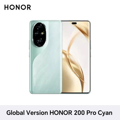 HONOR 200 Pro Global Version 6.78'' 5G Smartphone Snapdragon 8s Gen 3 120Hz AMOLED Display 5200mAh Battery 100W SuperCharge