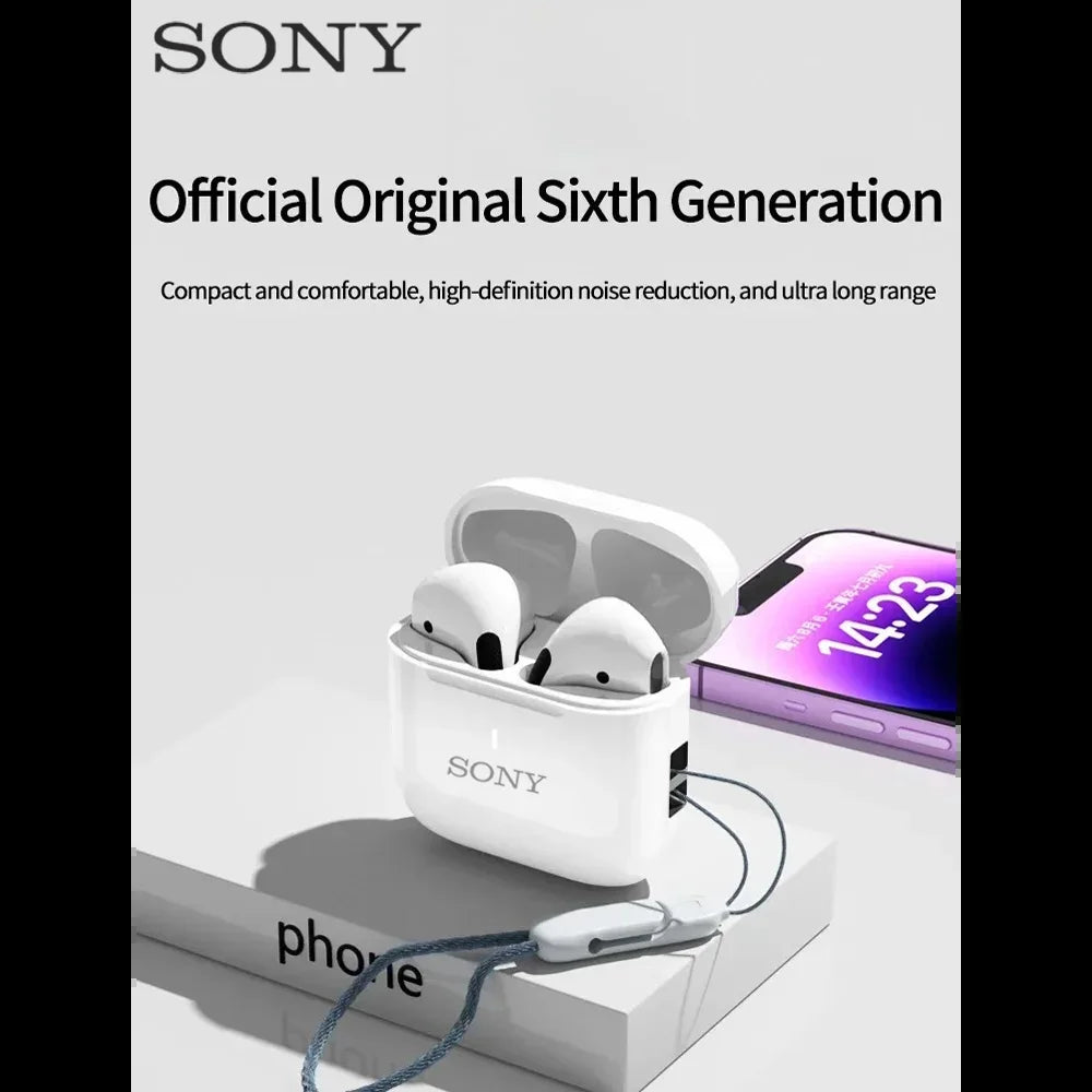 Sony TWS Bluetooth Earphones Wireless Bluetooth Headset Noise Cancelling Earbuds with Mic Pro5 Wireless Headphones for IPhone - Universal Market