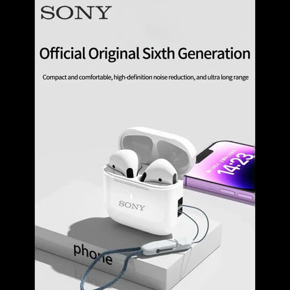 Sony TWS Bluetooth Earphones Wireless Bluetooth Headset Noise Cancelling Earbuds with Mic Pro5 Wireless Headphones for IPhone - Universal Market