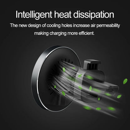 30W Magnetic Car Wireless Charger Air Vent Car Phone Holder Stand for iPhone 15 14 13 Pro Max 11 Fast Charging Station Car Mount