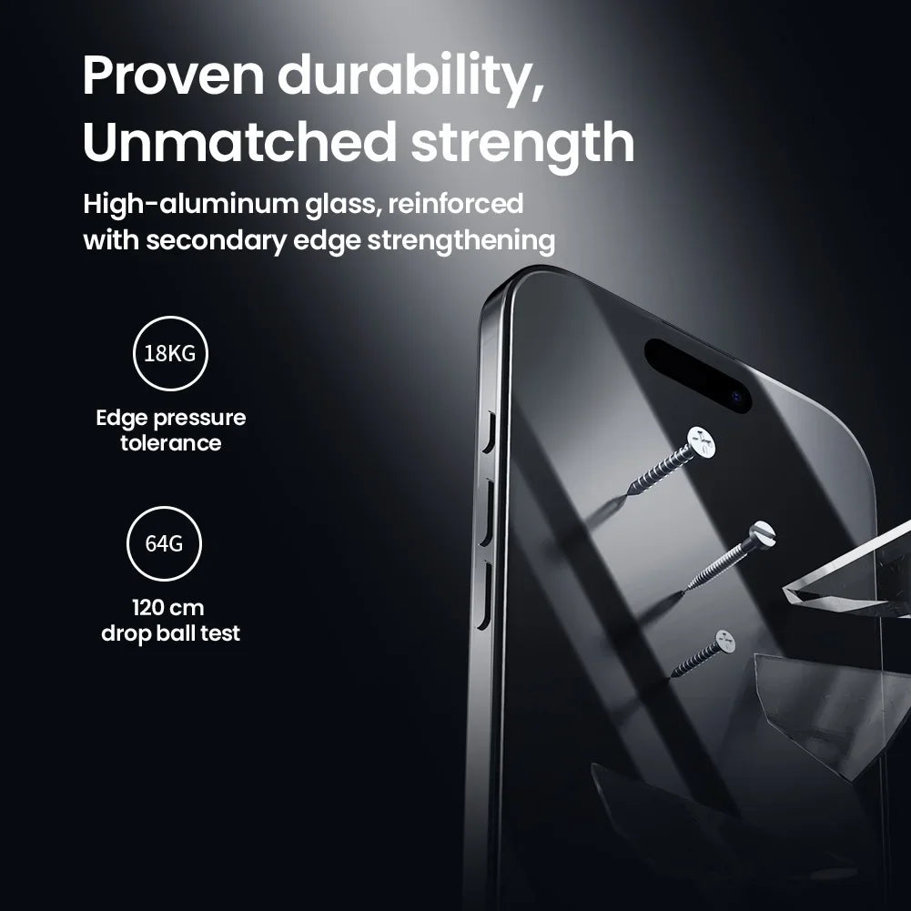 For iPhone 17 Pro Max / 17 Air Nillkin Case Glass 9H Ultra-Clear CP+Pro 2.5D Tempered GlassFull Cover Screen Protector
