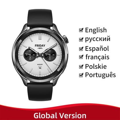 Global Version Xiaomi Watch S4 SmartWatch 1.43" AMOLED Display Wireless Charge Blood Oxygen Bluetooth Phone Call GPS Mi Watches