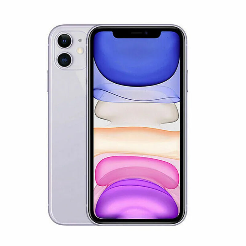 Apple iPhone 11 64/128/256GB ROM 6.1" Original Liquid Retina IPS LCD Face ID A13 IOS Genuine iPhone11 Unlocked 4G LTE Cellphone - Universal Market