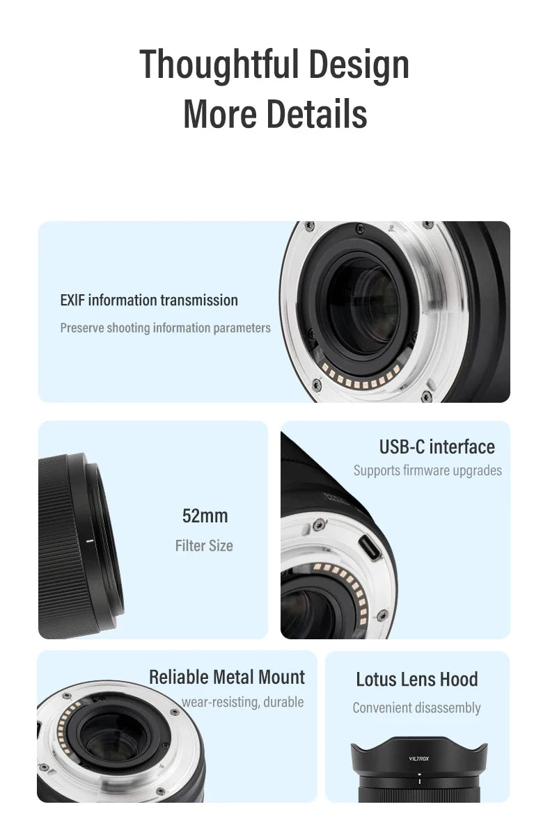 VILTROX 56mm F1.7 for Fuji X Nikon Z Mount Camera Lens Auto Focus Portrait APS-C for Fujifilm X-T4 T200 X-H2S X-T30II X-Pro3 Z30 - Universal Market