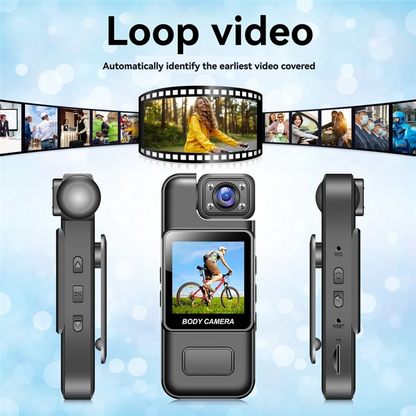 Wifi Mini Camera 4K HD Digital Video Recorder 180° Rotatable Lens Portable Action Camera Recorder 128G