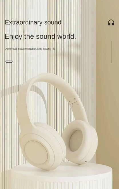 #Wireless Bluetooth Headphones Over Ear HIFI Stereo Headsets Noise Reduction Sports Gaming Earphones Music Player with Mic gifts - Universal Market