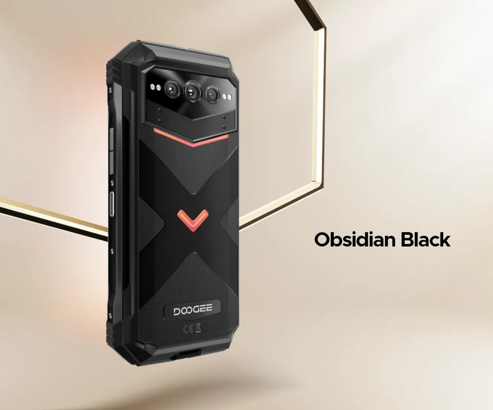 Global Version DOOGEE V Max Plus Rugged Phone 6.58" 120Hz 36GB(16+20) 512GB 200MP Ai Camera 22000mAh Lighting effect Android 14