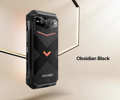 Global Version DOOGEE V Max Plus Rugged Phone 6.58" 120Hz 36GB(16+20) 512GB 200MP Ai Camera 22000mAh Lighting effect Android 14