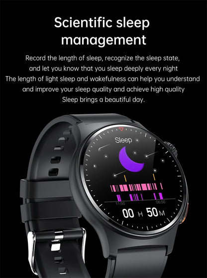 2025 New Outdoor Sport Smart Watch GPS Track Health Monitoring AI Voice Waterproof Fitness Bluetooth Call Smartwatch For HUAWEI