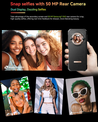 [World Premiere] Blackview BL9000 5G Rugged Smartphone 6.78" 2.4K FHD+ Display (12+12)GB 512GB Mobile Phone 8800mAh With 120W
