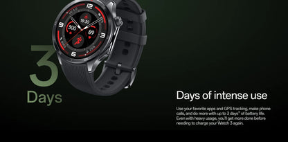 Original OnePlus Watch 3 Global Version Smart Watch 1.5 inches AMOLED 32GB Memory Snapdragon W5 Wear OS by Google NFC IP68 5ATM