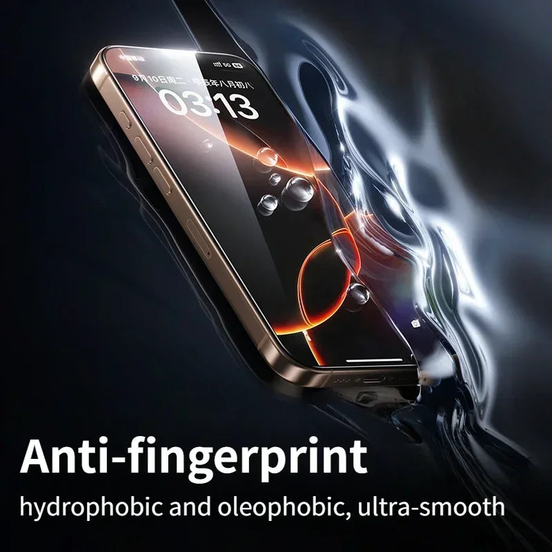 SmartDevil Borderless Temperd Glass for iPhone 16 Pro Max 16 15 Pro Max 15 Plus HD Clear Privacy Dust-free Box Screen Protector