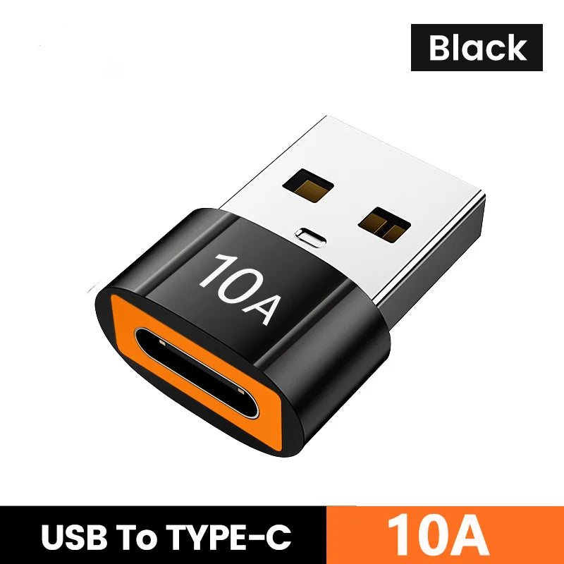 Olaf 10A OTG USB 3.0 To Type C Adapter TypeC Female to USB Male Converter Fast Charging Data Transfer For Macbook Xiaomi Samsung