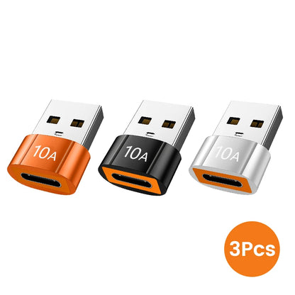 Olaf 10A OTG USB 3.0 To Type C Adapter TypeC Female to USB Male Converter Fast Charging Data Transfer For Macbook Xiaomi Samsung