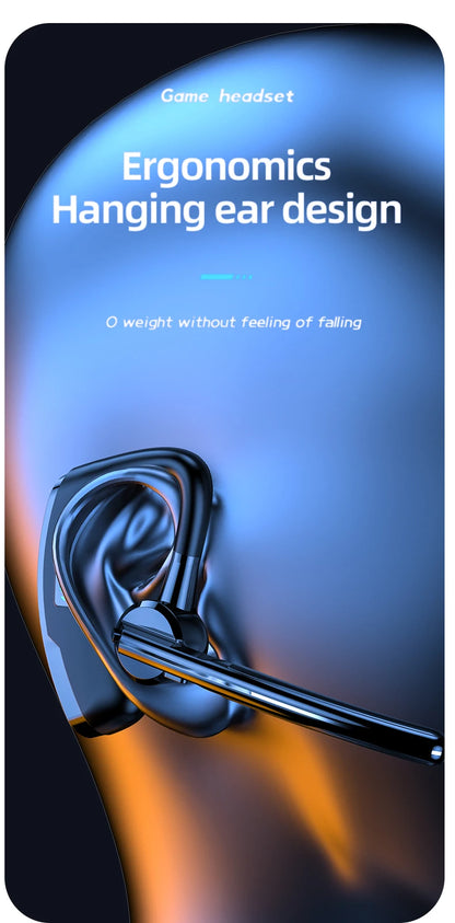 New V8S Business Bluetooth Headset with LED Digital Display HD Mic Car Driving hands-free Call Sports Music Long Standby Earphon - Universal Market