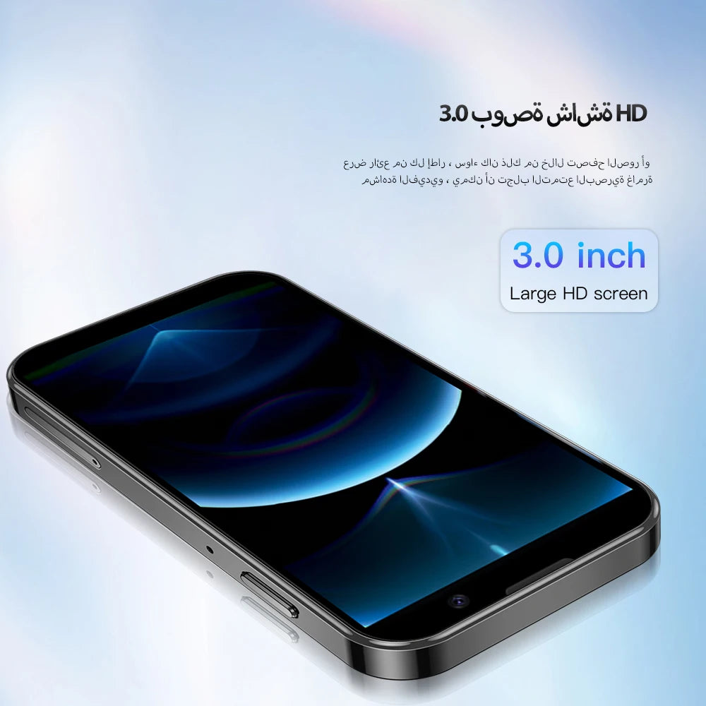 SERVO 16SE Mini Smartphone 16GB ROM Android 9.0 Wifi Dual SIM Standby Play Store 3G WCDMA 3.0"Little Smart Cellphone New Version