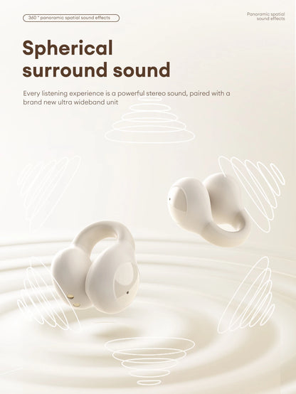 Lenovo LP25 OWS Bluetooth 5.4 Wireless Earphone Long Battery Life Headset Noise Canceling Gaming Headphones HIFI Stereo With Mic - Universal Market