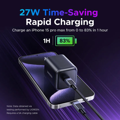 UGREEN 45W GaN Charger PD3.0 Fast Charger PPS QC3.0 Quick Charge For Samsung S25 S24 Ultra iPhone 17 16 15 Pro Max iPad Tablet