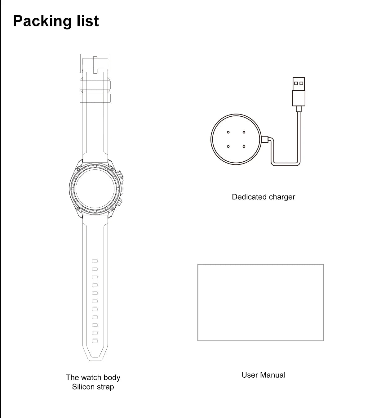 2025 NEW GPS Smart Watch with Offline Map 30m Waterproof 860mAh Big Battery Military Smartwatch Men 4GB Storage Video Player