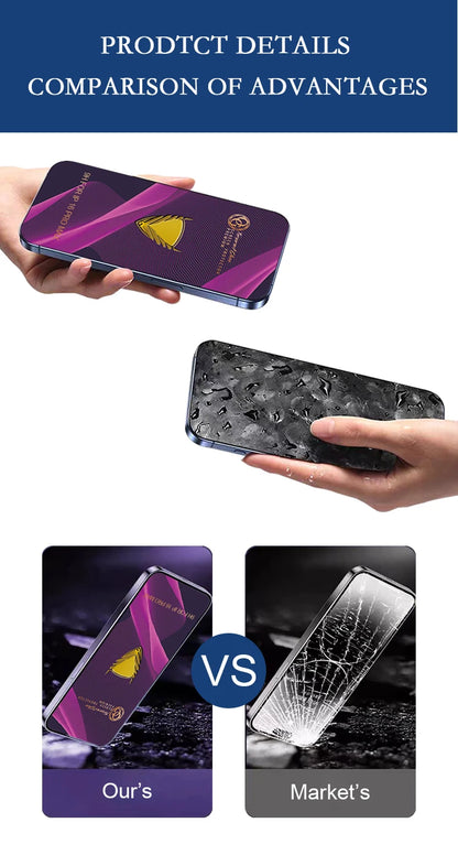2pcs For iPhone 17 Air Pro Max 16e Premium Tempered Glass 9H Screen Protector Anti Scratch Full Glue Armor Retailer Box Choice