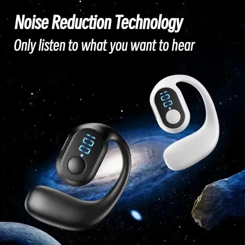 NEW KY2 PRO Wireless Earphones Air Conduction OWS Headphone HiFi Ear-Hook Music Sports Noise Cancel Headset For All Smartphones - Universal Market