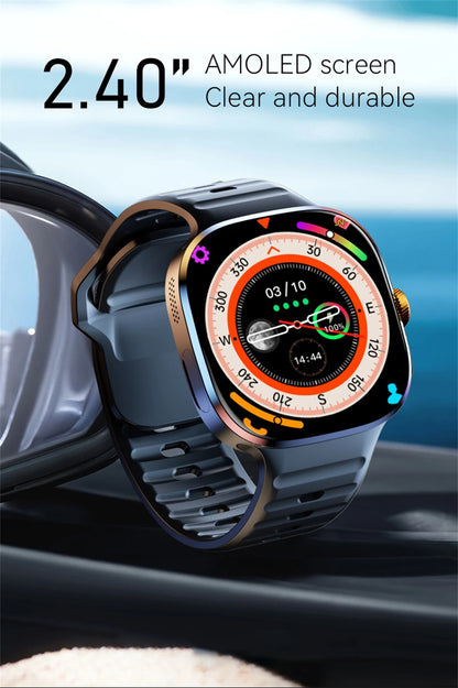 8GB+128GB RAM 5G/4G Android 9.0 Smart Watch 2.4 inch AMOLED 2100mah Battery 900W Camera GPS WIFI Google APPS Download Smartwatch