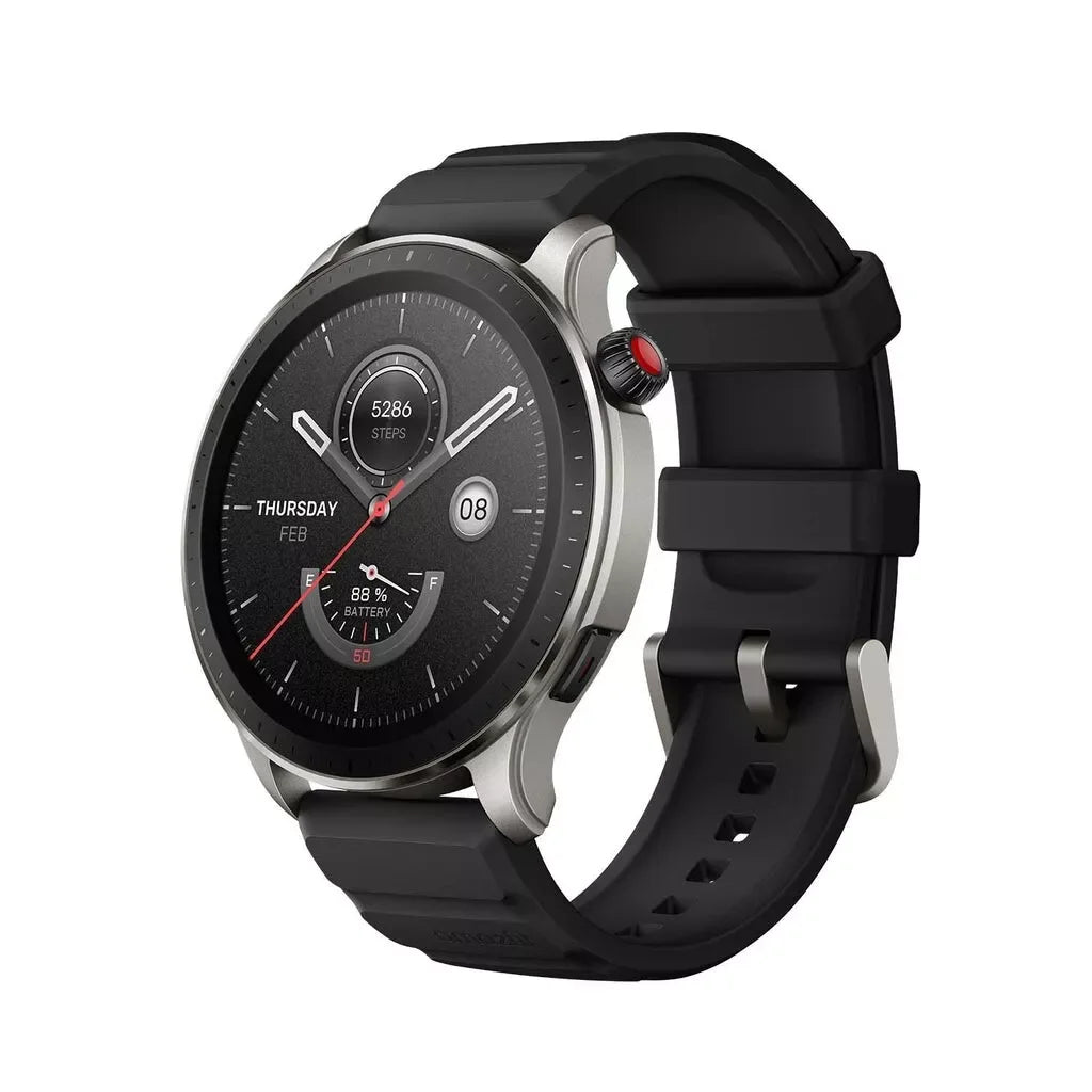 New Amazfit GTR 4 Global Version 46mm Smartwatch AMOLED Display Zepp OS App 14-day Battery Life GPS Watch for Andriod IOS Phone