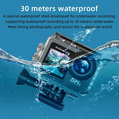 Action Camera 5K 4K bicycle camera Electronic Stabilizer Action cam WiFi sports video cameras Helmet Video Recording Cameras