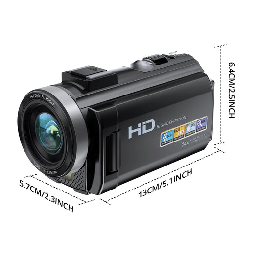 Digital Camera Photographic Cameras With 3.0 Inch Rotating Screen Professional Photo Camera Hd Video Kids Cameras  For Home - Universal Market