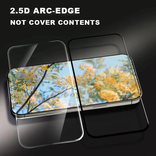 2-4pc Full Clear Tempered Glass Screen Protector For Iphone 15 Pro 16 13 15 16e 16 Pro Max 14 Anti Shatter Protective Glass