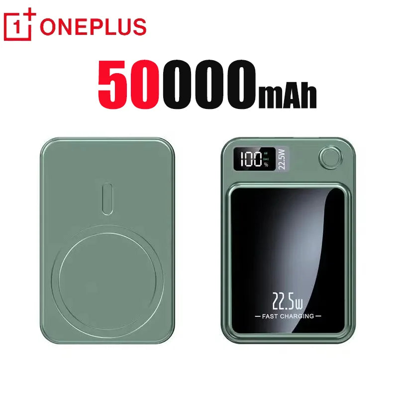 Oneplus 200000mAh Wireless Magnetic Power Bank 22.5W Fast Charging Portable External Battery PowerBank Magsafe for iPhone Huawei
