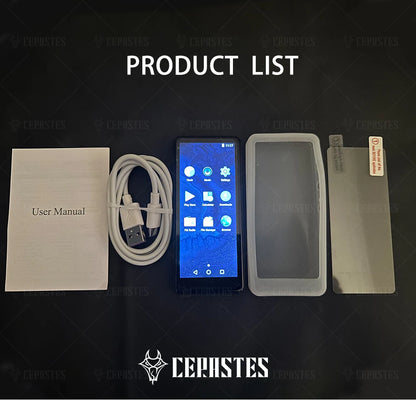 MP3 Mp4 Player Bluetooth 5.0 Wifi MP5 Android with Multiple Language/Google Service/youtube/Spotify/Free APP/Speaker/Browser/FM