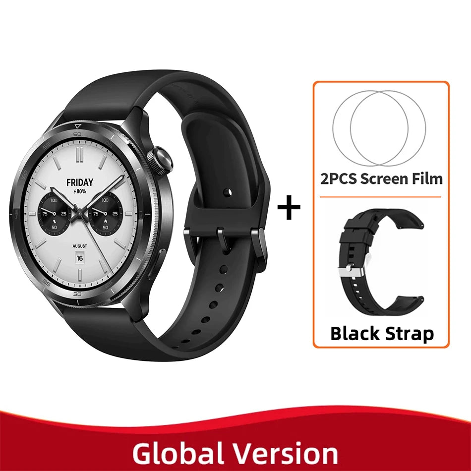 Global Version Xiaomi Watch S4 SmartWatch 1.43" AMOLED Display Wireless Charge Blood Oxygen Bluetooth Phone Call GPS Mi Watches