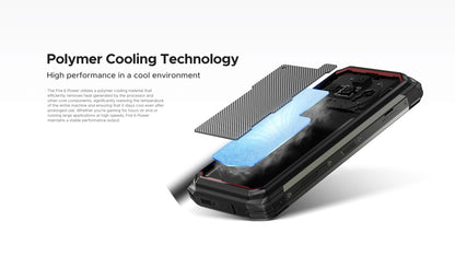 DOOGEE Fire 6 Power Rugged Smartphone 6.56" IPS Screen 15500mAh Battery Unisoc T606 8GB+256GB 50MP Camera Android 14 NFC