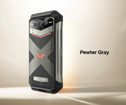 Global Version DOOGEE V Max Plus Rugged Phone 6.58" 120Hz 36GB(16+20) 512GB 200MP Ai Camera 22000mAh Lighting effect Android 14