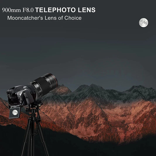 Lightdow Manual Telephoto Camera Lens 900mm F8.0 Reflex Lens Can Take Beautiful Pictures of Donuts for Canon Nikon Sony Camera - Universal Market