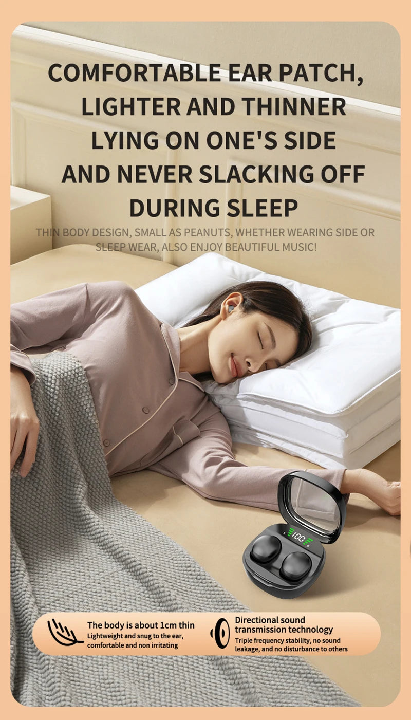Xiaomi Mini Wireless Bluetooth 5.3 Headset Small Earbuds Sleep Work Music Sports Invisible HD HIFI Bass Sound Quality Earphones - Universal Market