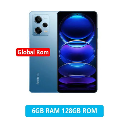 Global Rom Xiaomi Redmi Note 12 5G Smartphone HyperOS 1.0 6.67'' GOLED Display 120Hz Snapdragon 4 Gen1 48MP  33W used phone