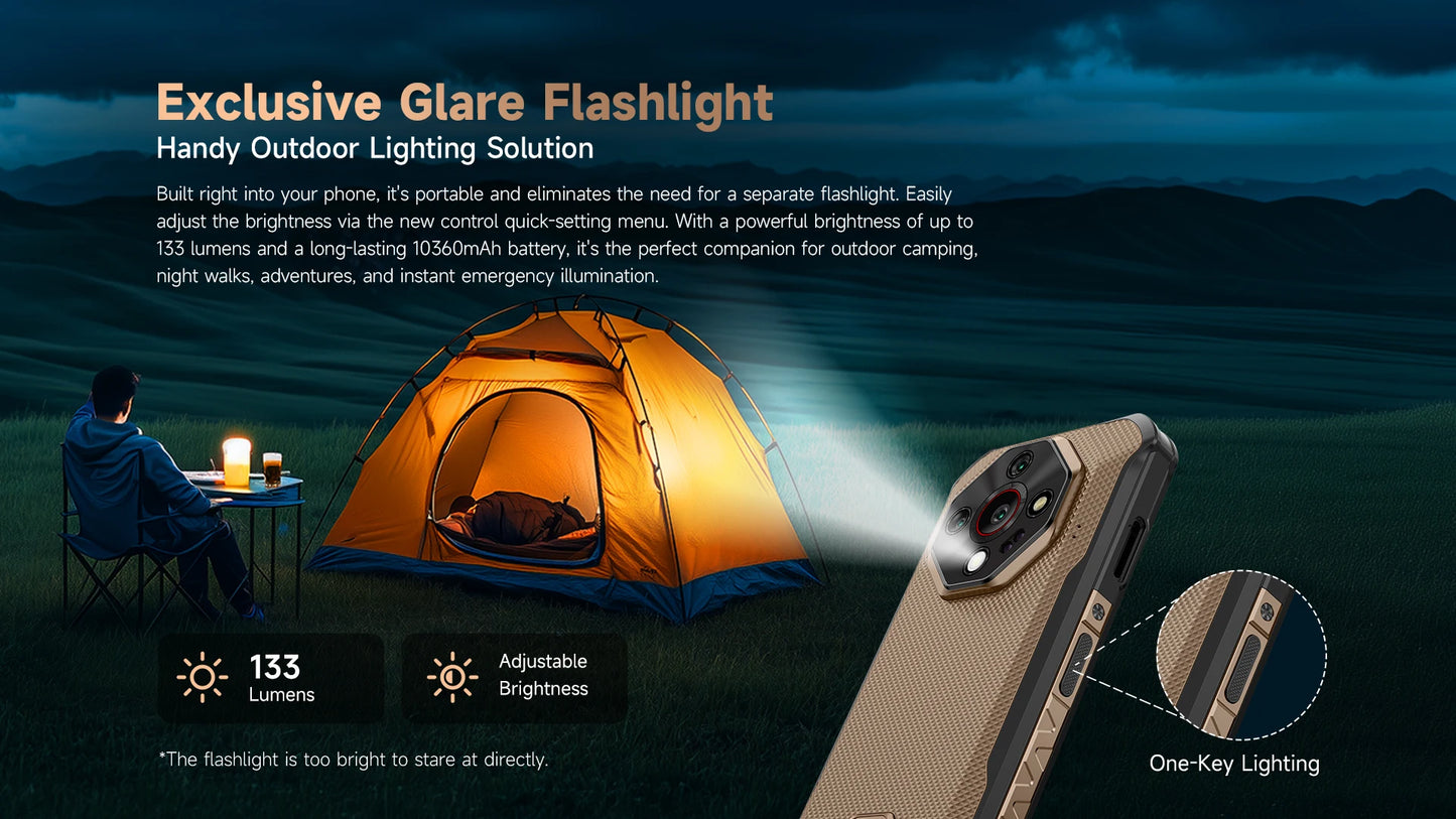 【World Premiere】Ulefone Armor X16 Pro 5G Rugged Phone 10360mAh Battery 256GB ROM NFC Android Smartphone with Google Gemini