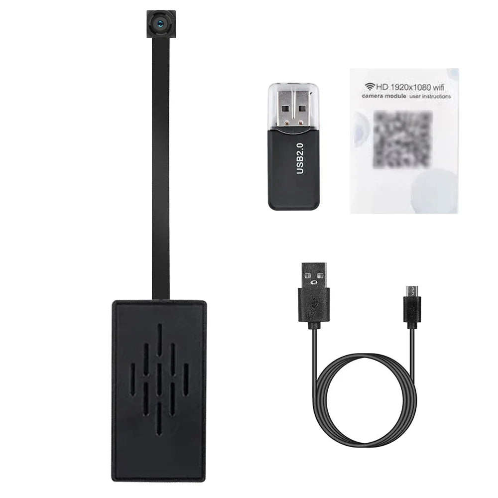 Mini Camera 1080P HD WiFi Camcorder DIY Portable Wireless Module Video Recorder Motion Detection P2P Camera Support Remote View - Universal Market